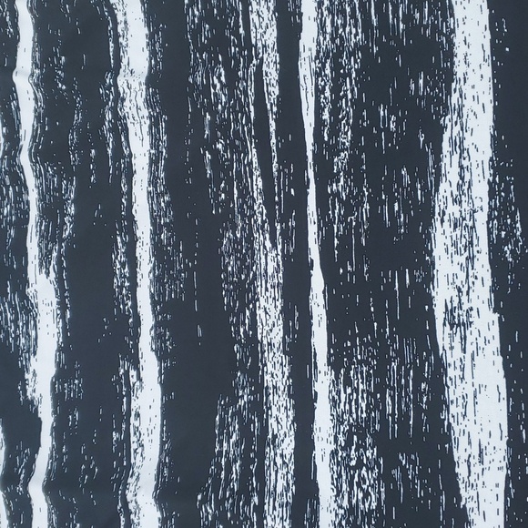 Basque Striped Sleeveless Stretch Material Dress - Picture 8 of 10